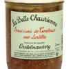 Toulouse Sausages With Lentils La Belle Chaurienne Brand 750g Jar Serves Two