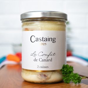Castaing - Confit De Canard From The Landes 2 Duck Legs 620g jar