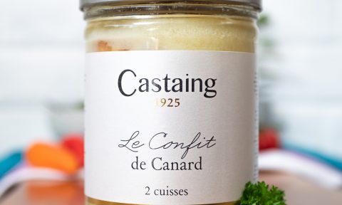 Castaing - Confit De Canard From The Landes 2 Duck Legs 730g jar