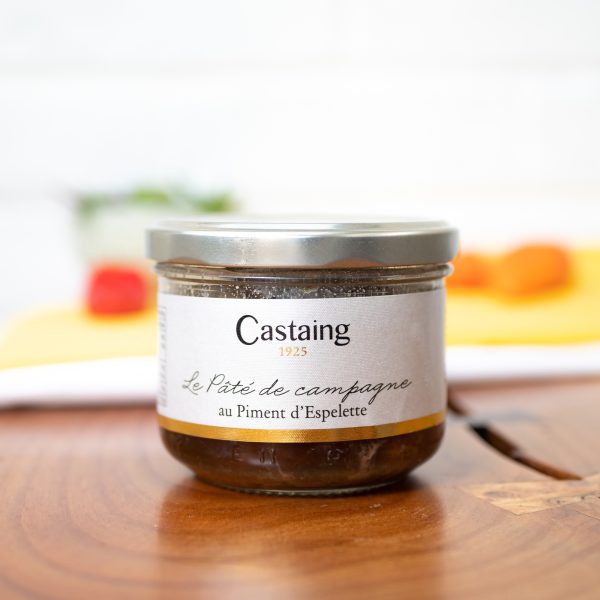 Castaing - Country Pate With Espelette Pepper 180g jar