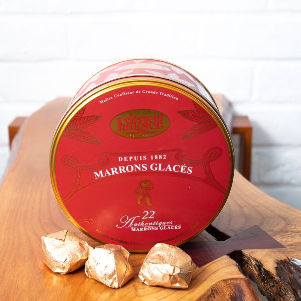 Marrons Glaces Clement Faugier (520g Tin - 22 Marrons Glaces)