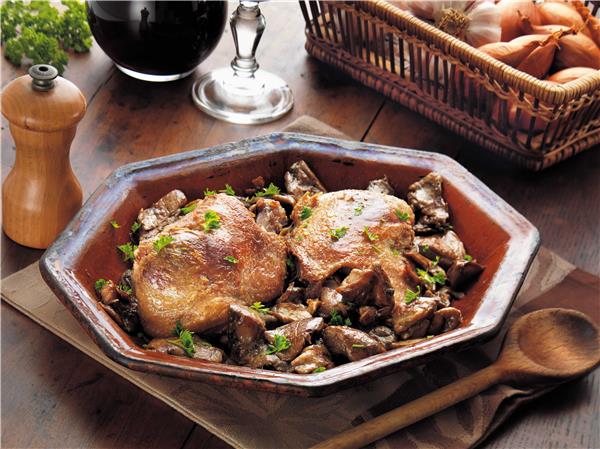 Duck Confit With Porcini Mushrooms - Maison Godard