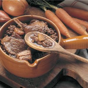 Goose Confit In Puy Lentil Sauce French Ready Meal One Portion - Maison Godard
