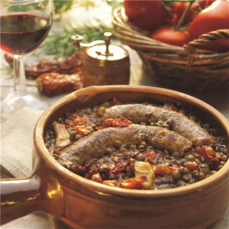 Maison Godard Duck Sausage With Lentils (420g Serves 1/2)