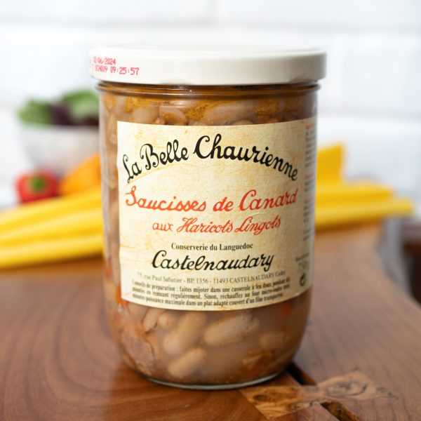 Saucisses De Canard Aux Haricots Lingots La Belle Chaurienne (750g Serves Two)