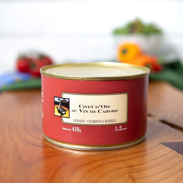 Maison Godard - Civet d’Oie Au Vin De Cahors 410g tin