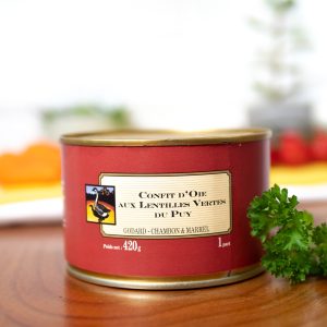 Maison Godard - Confit d´Oie Aux Lentilles Vertes Du Puy 420g tin