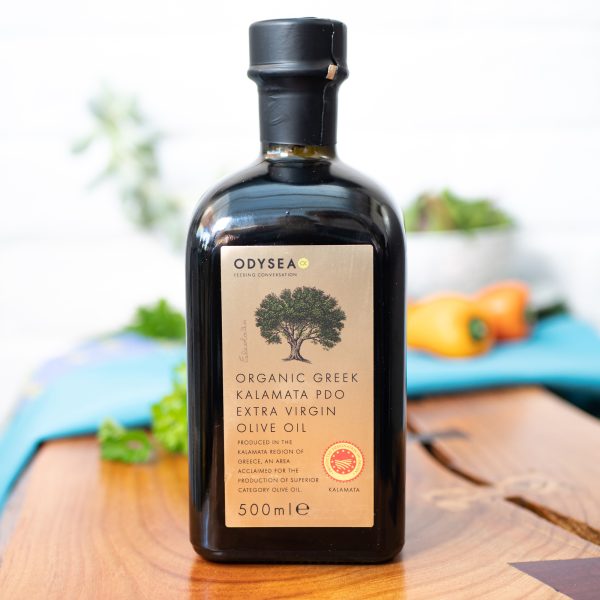 Odysea - Organic Greek Kalamata PDO Extra Virgin Olive Oil 500ml bottle
