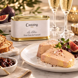 Castaing | Bloc Foie Gras De Canard | Duck Foie Gras | 200g Tin Serves 4/5