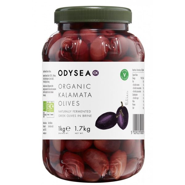 Odysea Organic Kalamata Olives 1kg