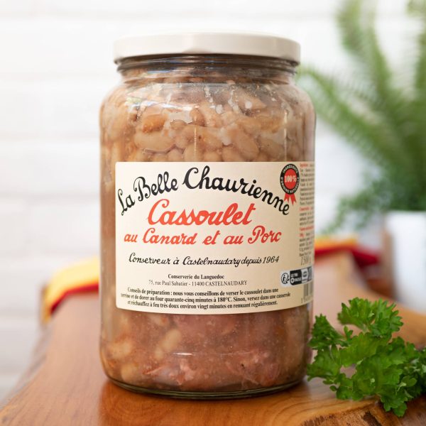 La Belle Chaurienne - Cassoulet Au Canard Et Au Porc 1500g jar