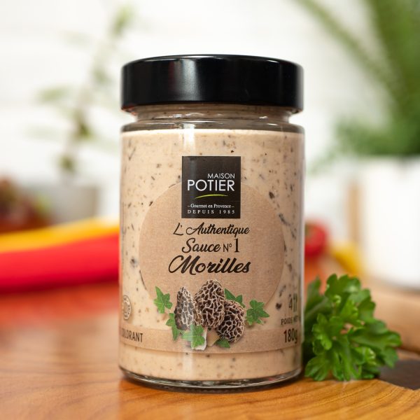 Maison Potier - L Authentique Sauce No 1 - Morilles Morel Mushroom 180g jar