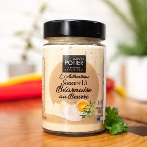 Maison Potier - L Authentique Sauce No 15 - Bearnaise au Beurre Sauce 180g jar