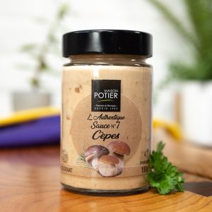 Maison Potier - L Authentique Sauce No 7 - Cepes Porcini Mushroom Sauce 180g jar