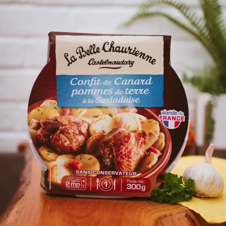 La Belle Chaurienne - Confit de Canard Pommes de Terre a la Sarladaise - 300g ready meal