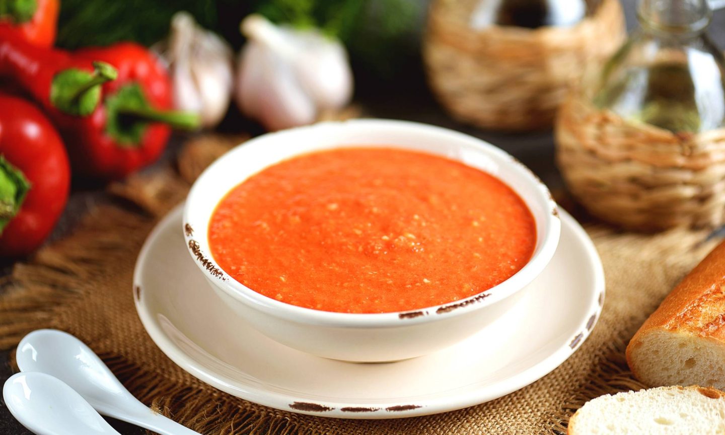 Romesco with bellota ham-1317519681