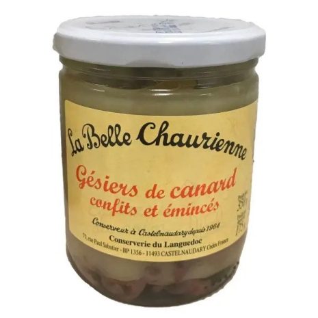 Gesiers De Canard Confits La Belle Chaurienne