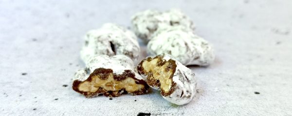 Walnuts Coated With Gianduja Paste