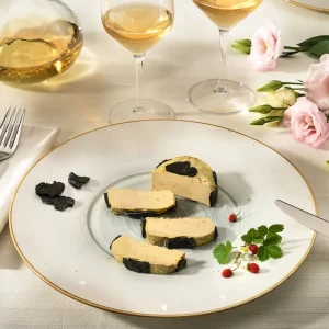 Foie Gras de Canard Entier du Sud-Ouest Truffé (10% de Truffes Noires) Mi-Cuit - Bocal 90g Maison Godard