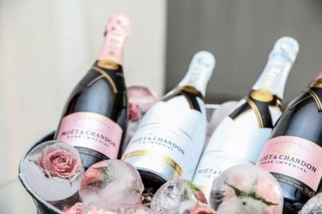 Bottles of Champagne