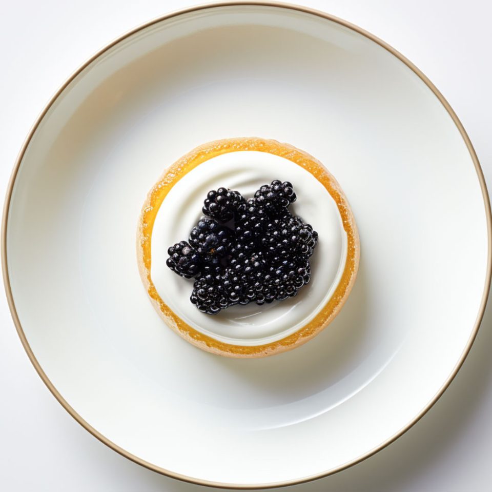 caviar and cream cheese