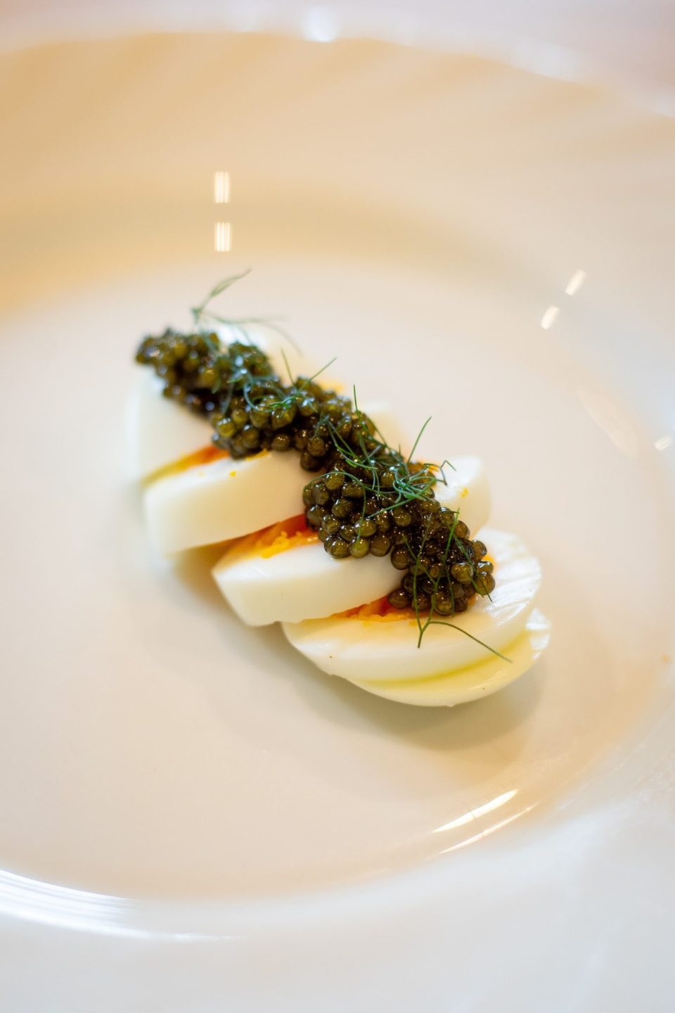 Oscietra Caviar On Boiled Egg