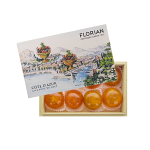 Florian - Gift Box Of Eight Clementines Confites (Candied Clementines) Cote d'Azur Gift Box