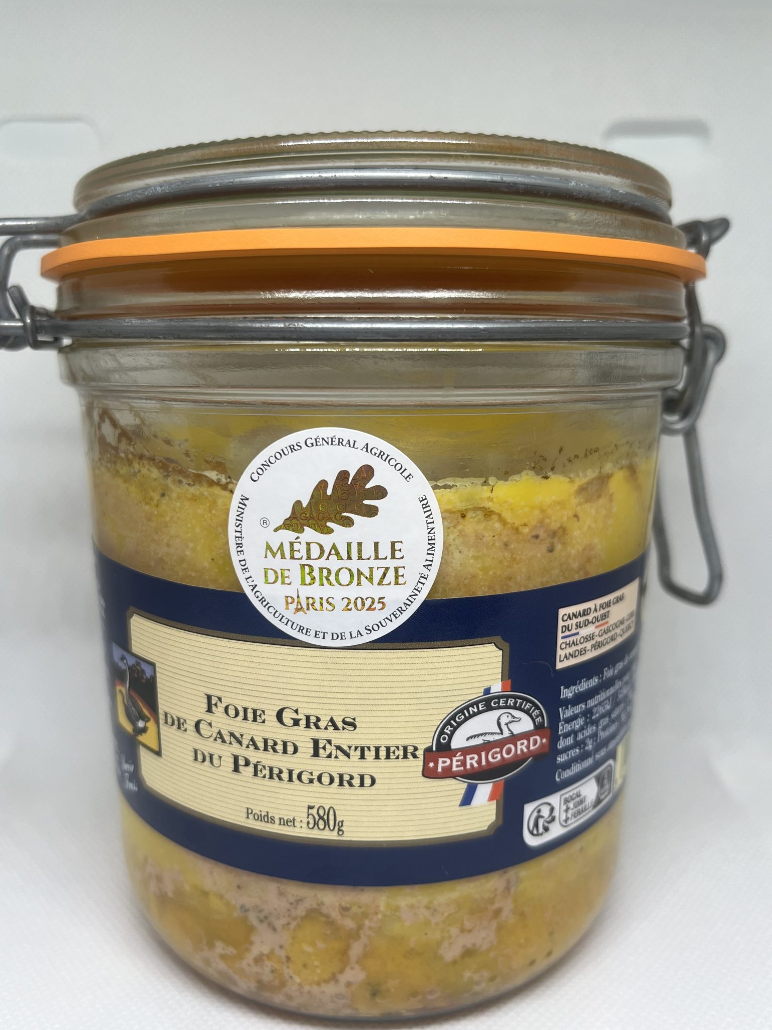 Maison Godard - Whole Duck Foie Gras In Kilner Jar Serves 8/10