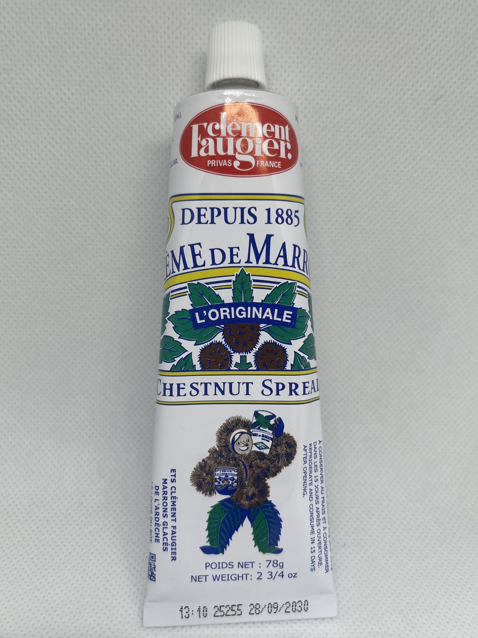 Creme De Marrons De l'Ardeche Clement Faugier (78g Tube)