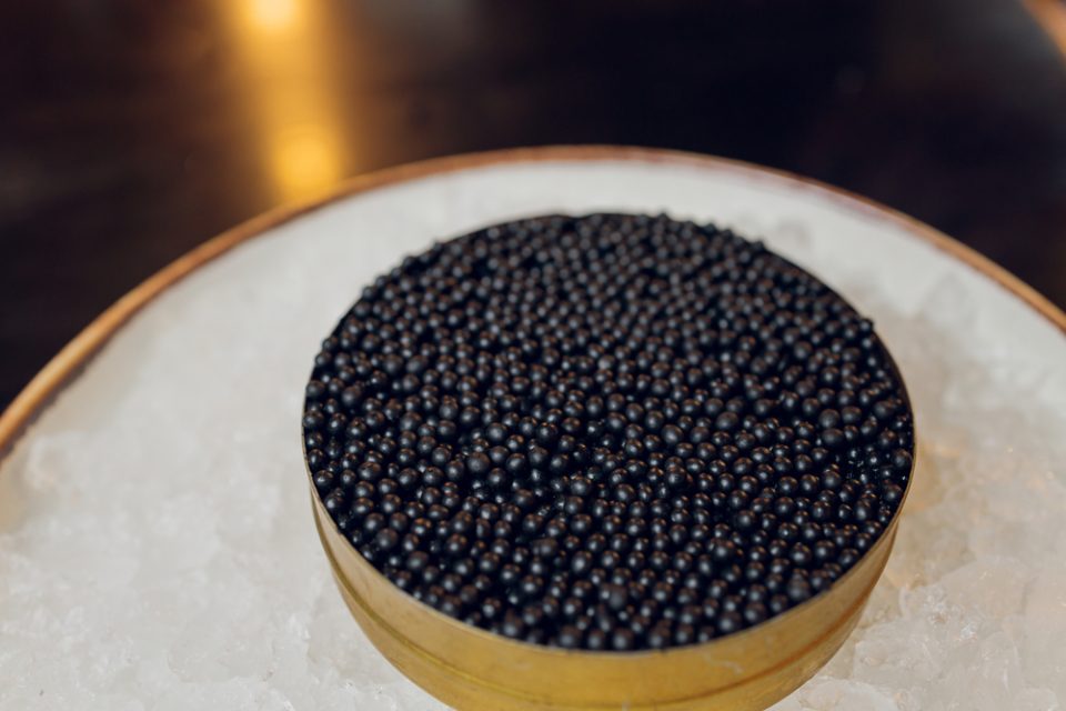 Sturgeon Caviar In Golden Tin
