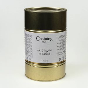 Castaing - Confit De Canard 12 Portions (Duck Confit larger tins containing 12 duck legs)