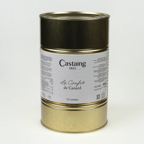 Castaing - Confit De Canard 12 Portions (Duck Confit larger tins containing 12 duck legs)
