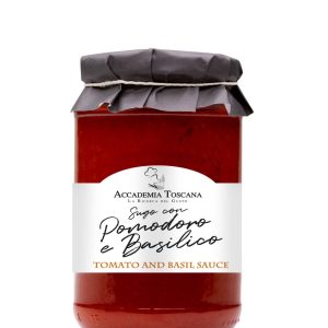 Sugo Con Pomodoro E Basilico (340g) - Tuscan Tomato And Basil Sauce/ Academia Toscana Brand