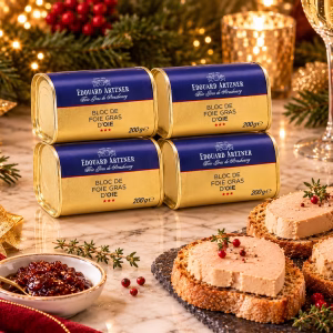 Edouard Artzner | Bloc De Foie Gras D'Oie | Goose Foie Gras | 4 x 200g Tin | Case Offer