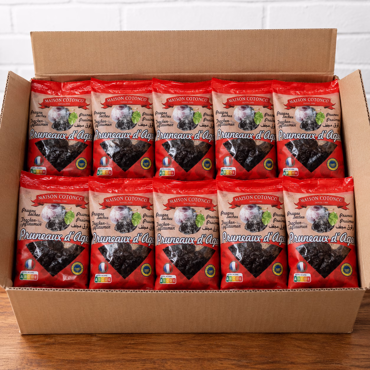 Pruneaux D'Agen | Extra Large Unpitted Agen Prunes | 10 x 1kg | Case Offer